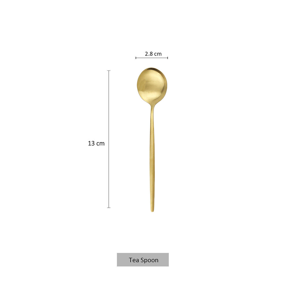 6Pcs Small Matte Spoon Tea Cof - Kitchen Gadgets Gold のレビューと価格