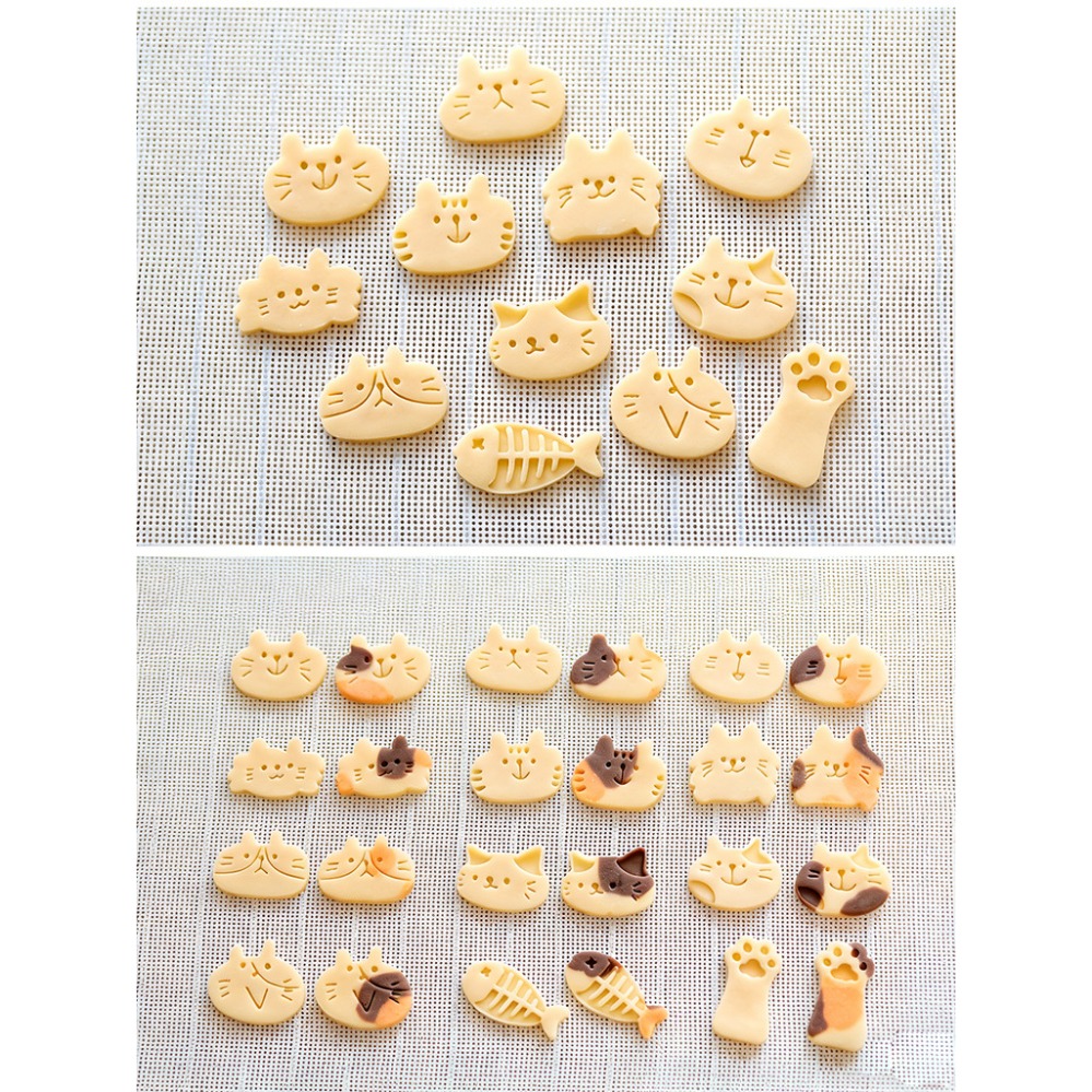 かわいい子猫DIYスタンプクッキーカッター焼き型ベーキングア - Kitchen Gadgets Ninja のレビューと価格