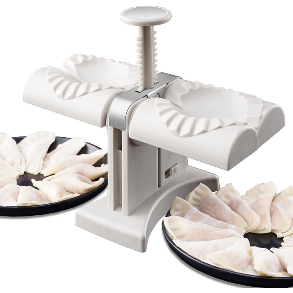 自動餃子製造機、お手入れ簡単、ダブルヘッドプレス型、パイ・ワ - Kitchen Gadgets Ninja のレビューと価格