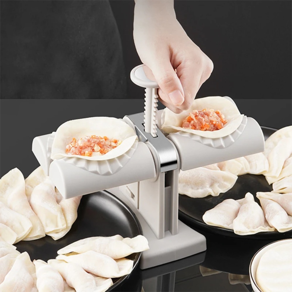 自動餃子製造機、お手入れ簡単、ダブルヘッドプレス型、パイ・ワ - Kitchen Gadgets Ninja のレビューと価格