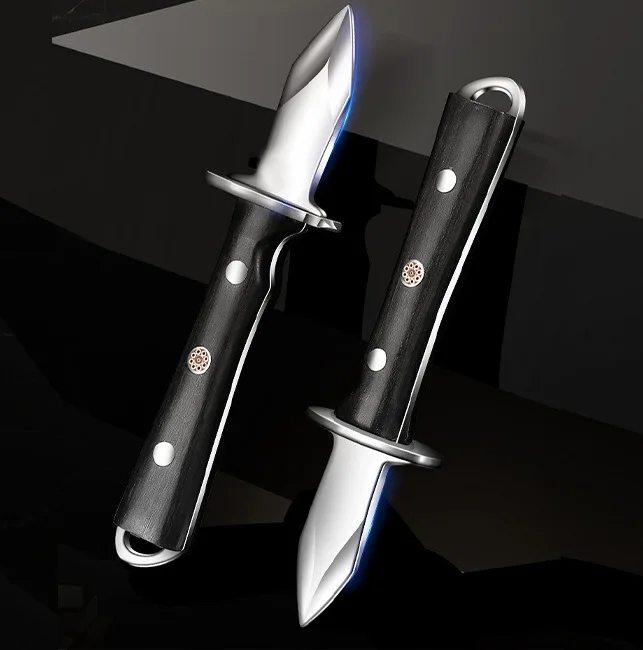 ドイツスタイル黒色木製ステンレス鋼オイスターナイフキッチンツ - Kitchen Gadgets Luxury のレビューと価格