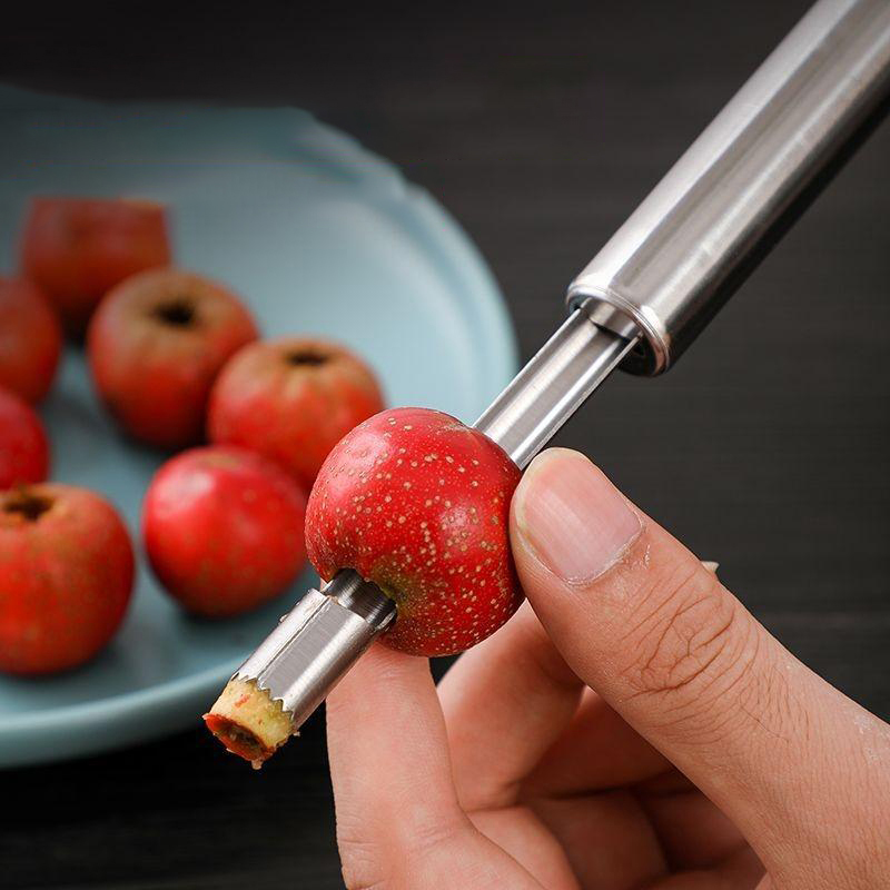 ステンレス鋼フルーツコアラー、リンゴの種取り器、家庭用野菜ツ - Apple Corer Slicer のレビューと価格