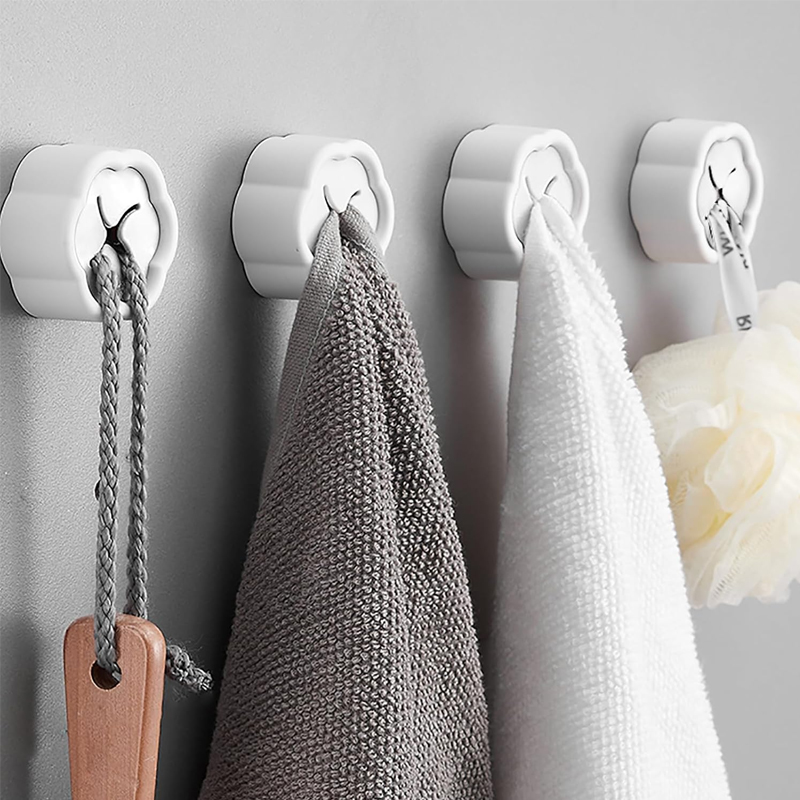 6個入り 粘着式タオルホルダー ノードリル壁掛けフック キッ - Kitchen Gadgets Website のレビューと価格