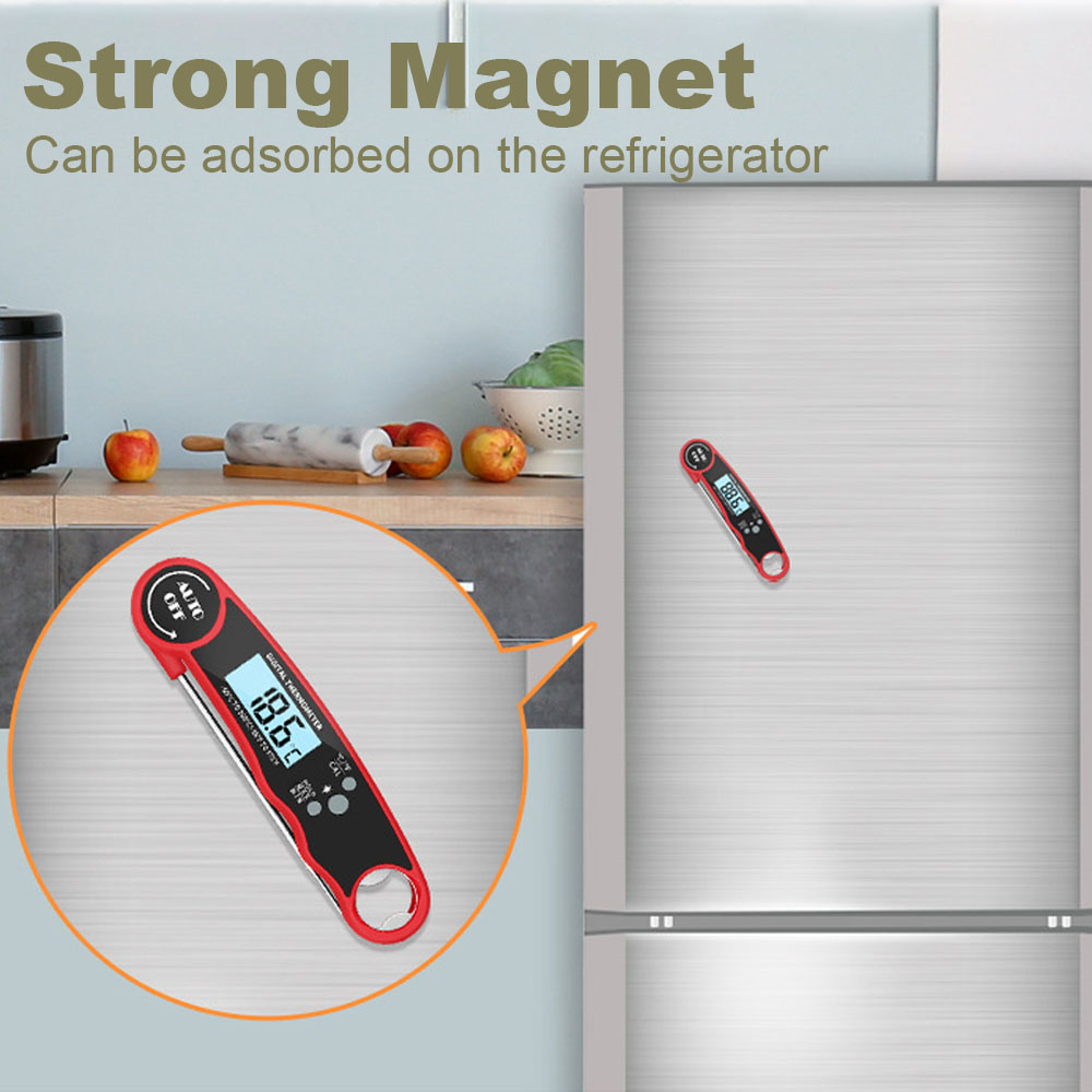 デジタル肉用温度計 – グリル、バーベキュー、エアフライヤー - Instant Read Thermometer のレビューと価格