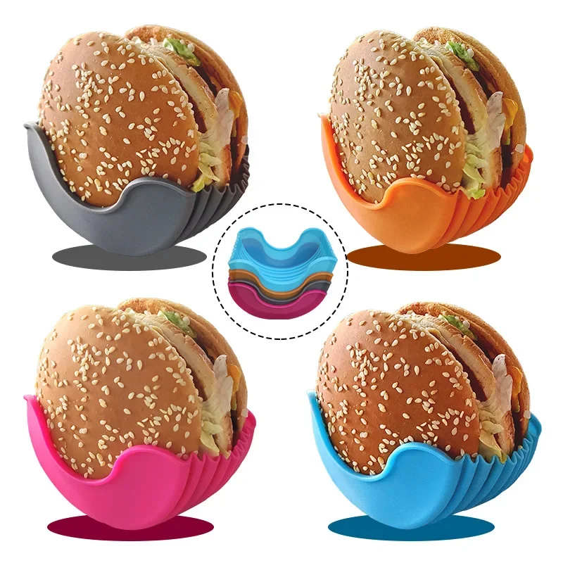 キッチンアクセサリーシリコーンハンバーガーホルダー非接触食品 - Kitchen Gadgets Dropshipping のレビューと価格
