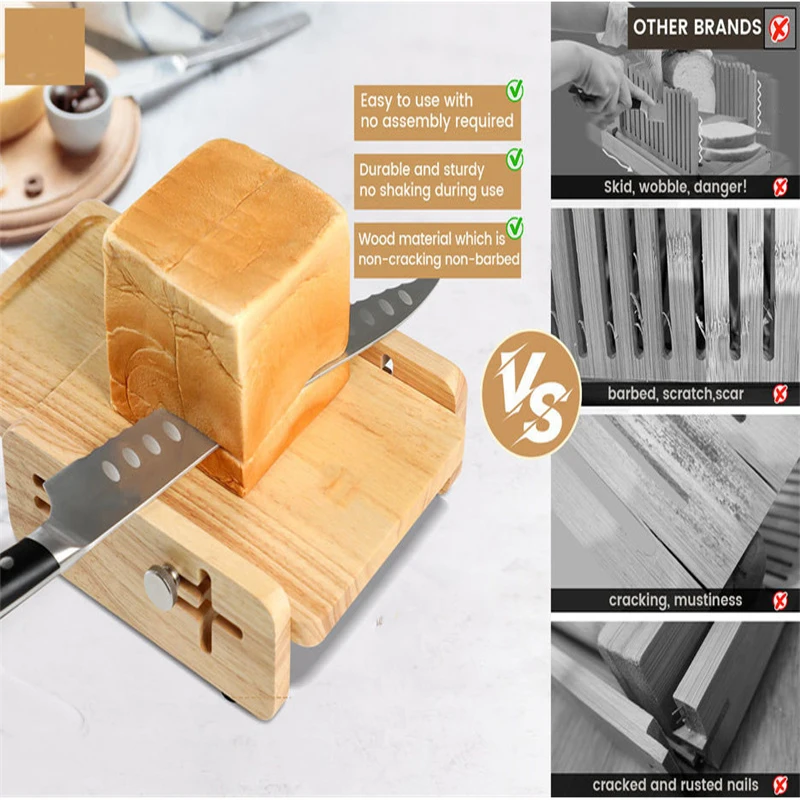 パンスライサーガイド 水平パンカッティングボード クラムトレ - Kitchen Gadgets Guide のレビューと価格