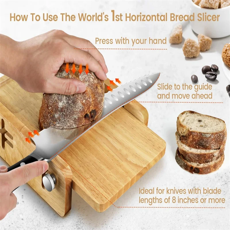 パンスライサーガイド 水平パンカッティングボード クラムトレ - Kitchen Gadgets Guide のレビューと価格