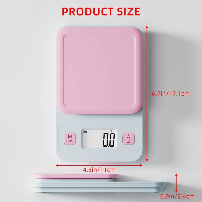 デジタルキッチンスケール、LCDディスプレイ付き、0。 1オ - Digital Kitchen Scale のレビューと価格