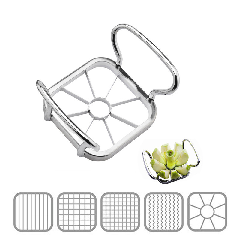 LMETJMA 5 in 1 アップルカッタースライサーステ - Apple Corer Slicer のレビューと価格