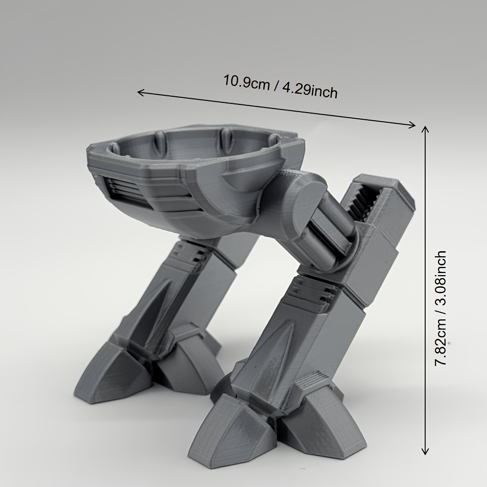 機械式ロボットエッグカップ 3Dプリント製 ノベルティ二足歩 - Kitchen Gadgets Novelty のレビューと価格